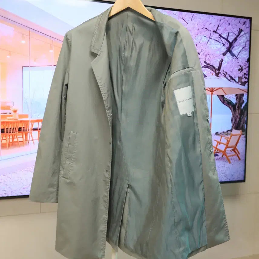 [BUNJANG] Solid Homme Light Cotton Blend Coat / 봄바람 타는 솔리드옴므 라이트 코트