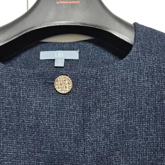 [SOLD OUT] LBL  네이비 트위드 반팔 자켓S