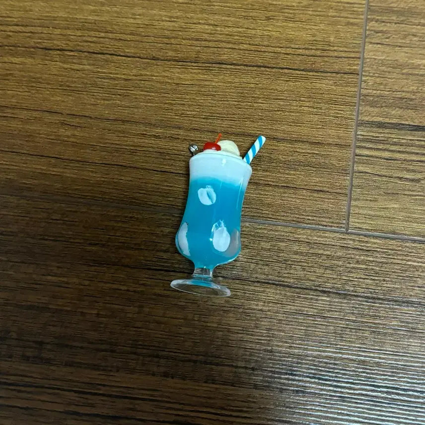 [BUNJANG] Sky Blue Cloud Cream Soda Gacha Miniature / 하늘 구름 크림 소다 가챠 미니어처 스카이 블루