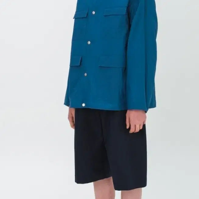 [BUNJANG] SUTTER Reversible High Neck Jacket Blue M / 셔터 리버시블 하이넥 자켓 블루 M