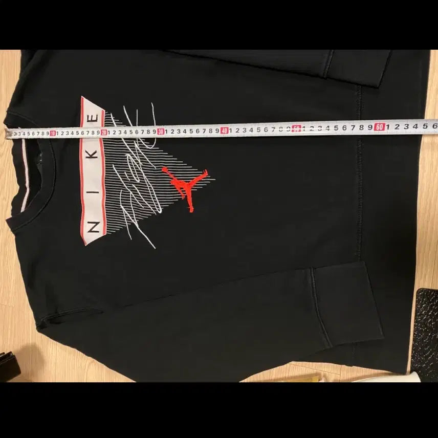 [BUNJANG] Nike Jordan Black Sweatshirt / 나이키 조던 맨투맨 블랙 티 L(100-105정도)