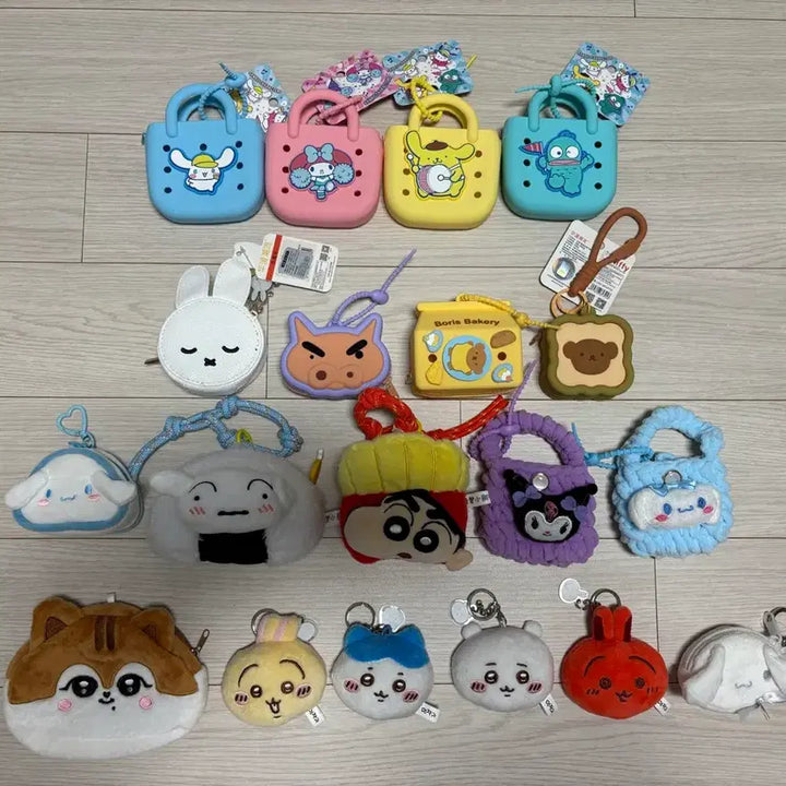 [BUNJANG] Sanrio Hobanman Munchigwi Wallet Keyring / 산리오 카피바라 빵빵이 외 키링 열쇠고리 판매합니다. (새상품)