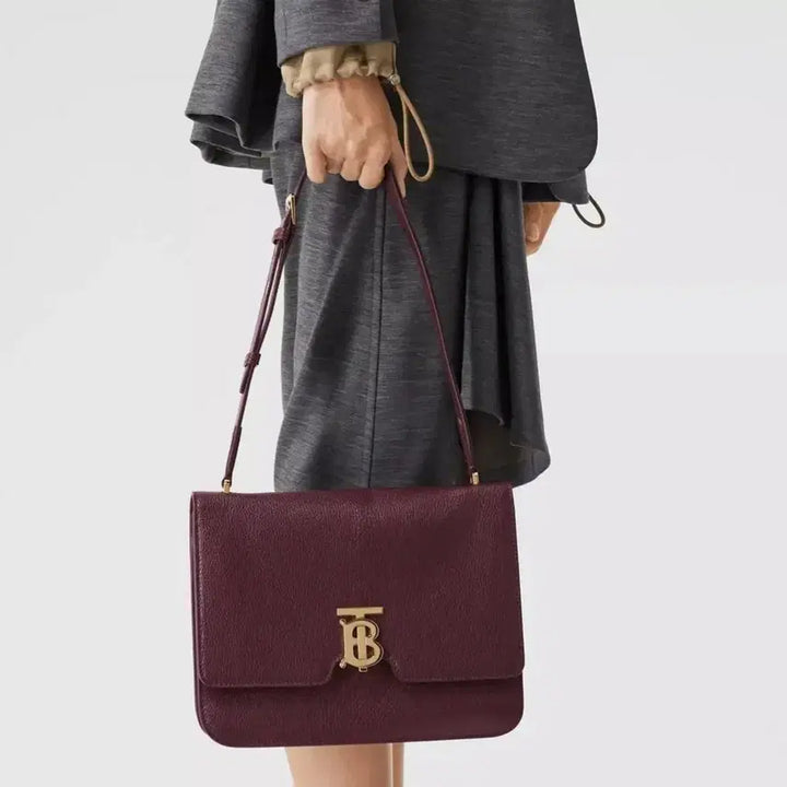 [BUNJANG] Burberry TB Alice Shoulder Bag Medium Deep Claret / 버버리 정품 TB 앨리스 숄더백