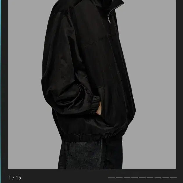 [BUNJANG] Youth High Neck Zip-Up Jacket L / 유스 하이넥 집업 재킷 L