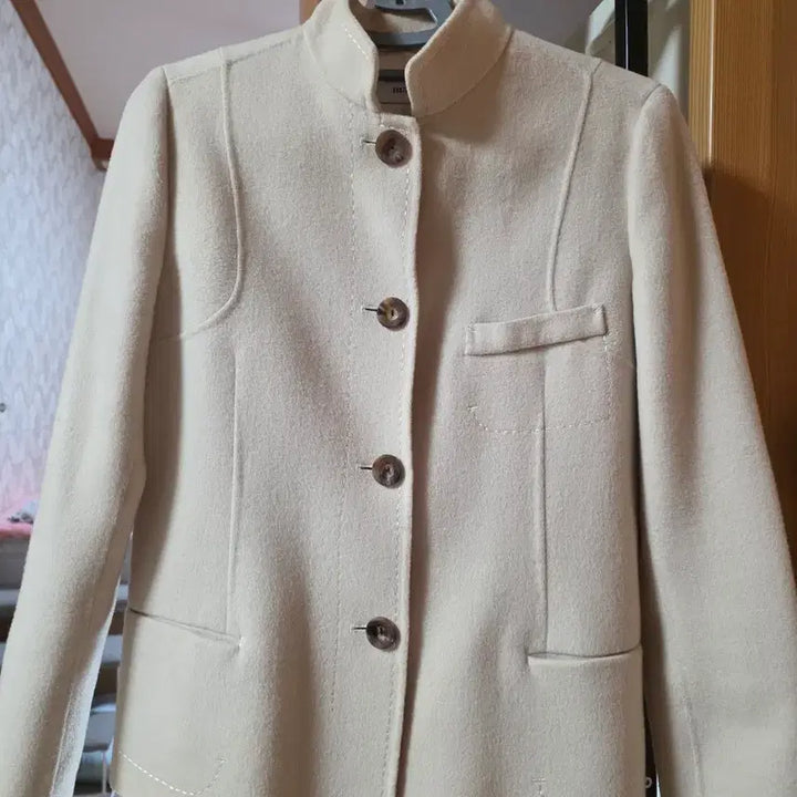 [SOLD OUT] 시스템 아이보리 모직 쟈켓