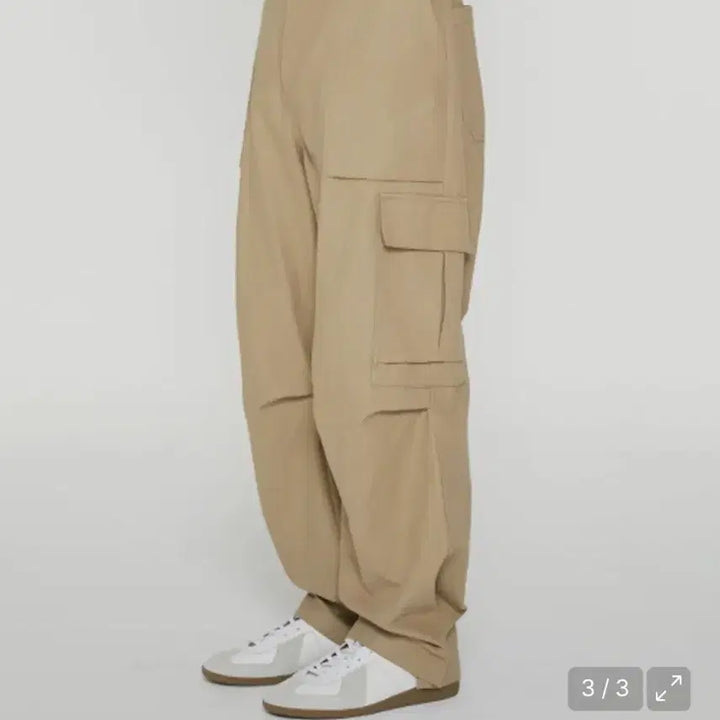 [BUNJANG] MIM THE WARDROBE Cargo Pants Beige / MIM THE WARDROBE 카고 팬츠 베이지