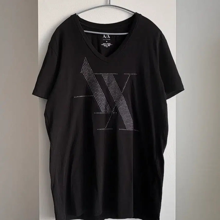 [SOLD OUT] 아르마니 익스체인지 브이넥 하프 티셔츠
