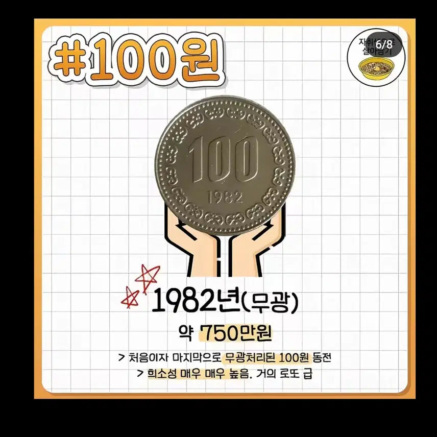 [BUNJANG] 1982 Korean 100 Won Coin / 1982년100원동전