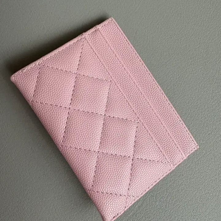 [BUNJANG] Quilted Card Holder Pink / 셀린st 카드지갑 핑크