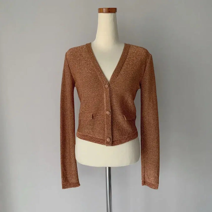 [BUNJANG] Chloé Bronze Knit Top / 끌로에 브론즈 니트 상의 82사이즈
