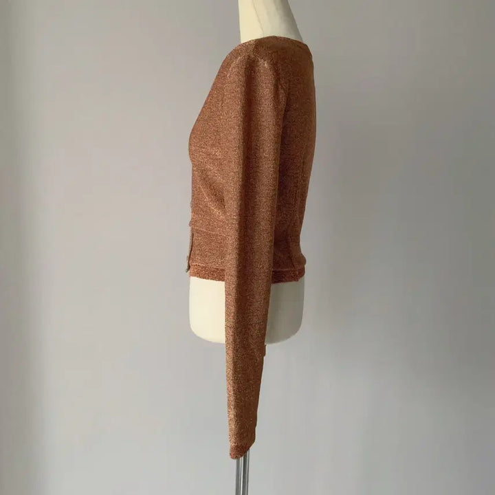 [BUNJANG] Chloé Bronze Knit Top / 끌로에 브론즈 니트 상의 82사이즈