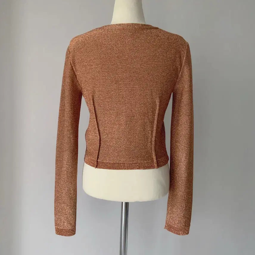 [BUNJANG] Chloé Bronze Knit Top / 끌로에 브론즈 니트 상의 82사이즈