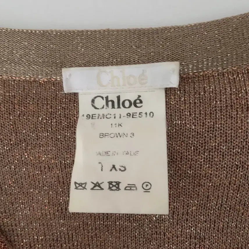[BUNJANG] Chloé Bronze Knit Top / 끌로에 브론즈 니트 상의 82사이즈