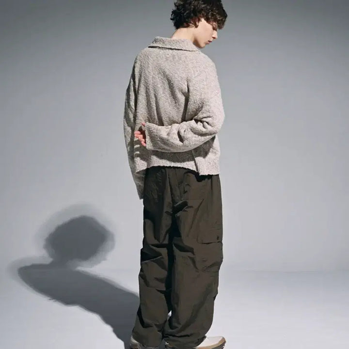 [BUNJANG] NOUN ROUND Cargo Pants Khaki / 노운 라운드 카고 팬츠