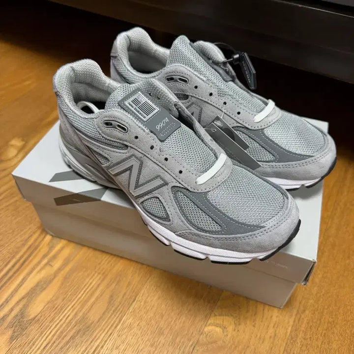 [BUNJANG] New Balance 990v4 Grey Sneakers / [255]뉴발란스 990v4 그레이