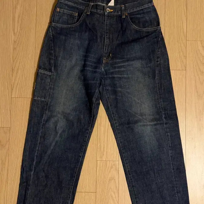 [BUNJANG] POST OVERALLS Denim Pants / 포스트 오버롤즈 데님
