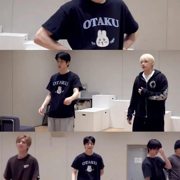 [BUNJANG] TXT Soobin Favorite Black T-shirt / 수빈최애의최애오타쿠블랙티셔츠 투바투txt투모로우바이투게더soobin