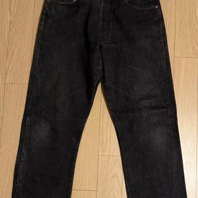 [BUNJANG] POST OVERALLS Grey Denim Pants / 포스트 오버롤즈 데님