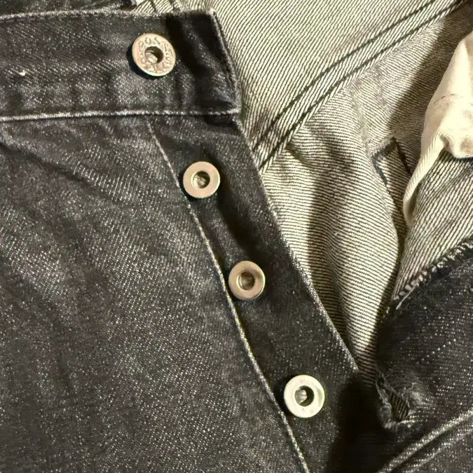 [BUNJANG] POST OVERALLS Grey Denim Pants / 포스트 오버롤즈 데님