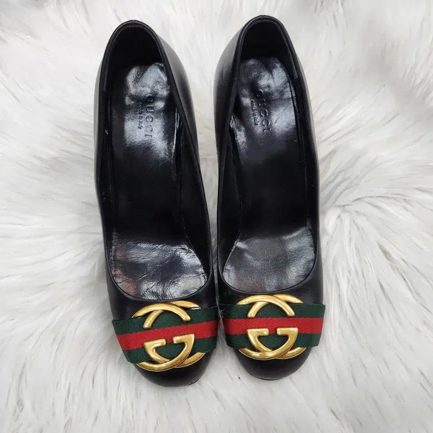 [BUNJANG] Gucci Logo Heels / 구찌 로고 구두