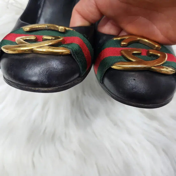[BUNJANG] Gucci Logo Heels / 구찌 로고 구두