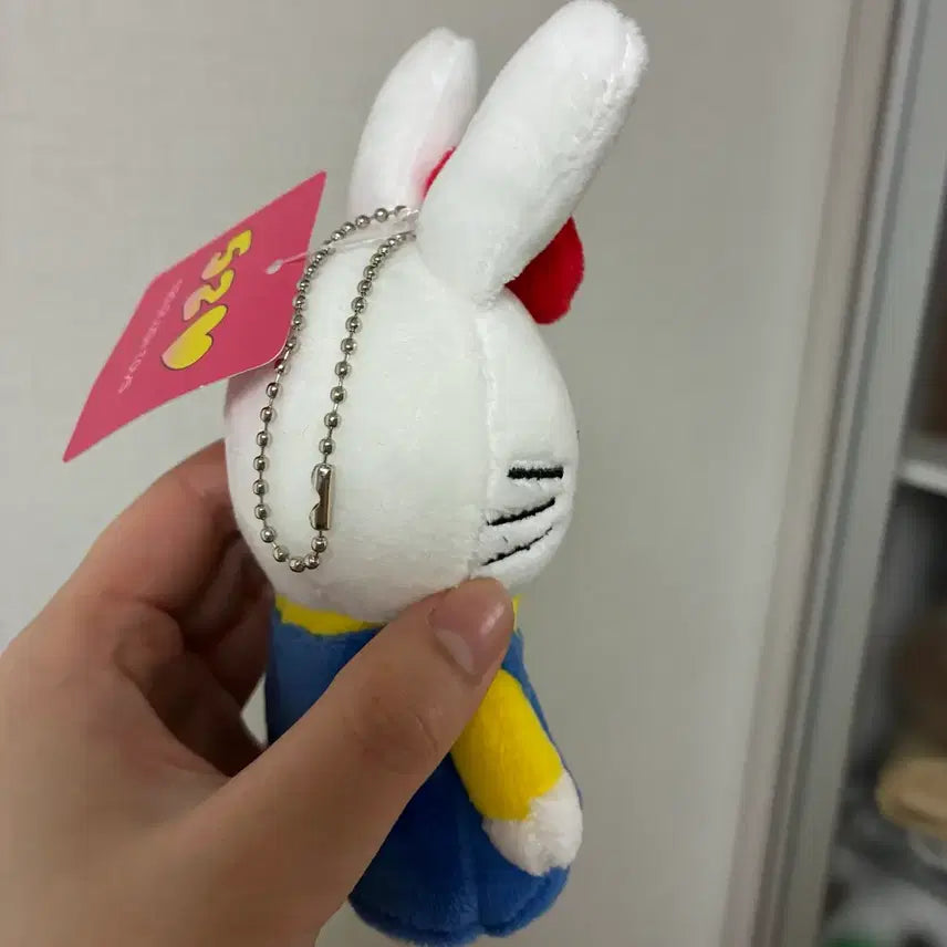 [BUNJANG] Miffy x Kitty Collaboration Mitty Doll Keychain / 새상품 미피x키티 콜라보 미티 인형 키링