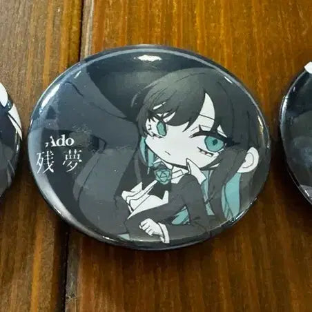 [BUNJANG] Ado Anime Character Handmade Brooch Set (3 Pieces) / Ado 애니메이션 캐릭터 뱃지 3개 세트
