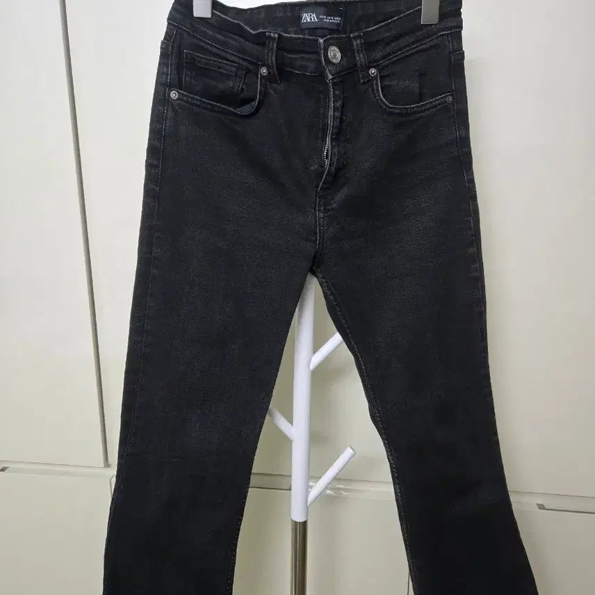 [BUNJANG] ZARA Black Bootcut Denim Pants / 자라 블랙 데님 팬츠 부츠컷