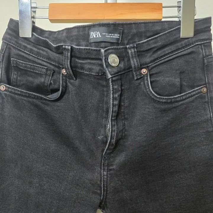 [BUNJANG] ZARA Black Bootcut Denim Pants / 자라 블랙 데님 팬츠 부츠컷