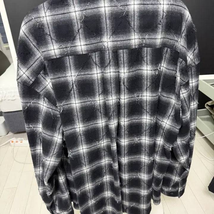[SOLD OUT] 준지 아가일 셔츠 블랙 46
