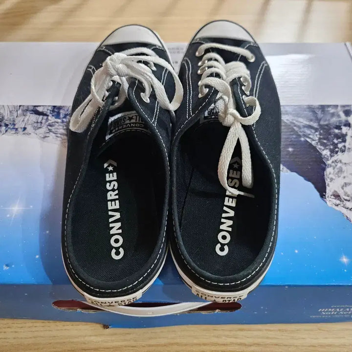 [BUNJANG] Converse Mule Black Sneakers / 컨버스 뮬 블랙 스니커즈