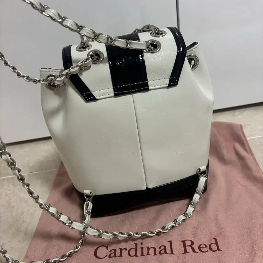 [SOLD OUT] 카디널레드 하우아백 믹스 가방