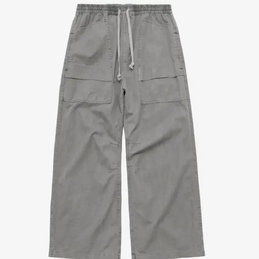 [BUNJANG] Politeru Human Index Cargo Pajama Pants Light Gray / [풀구성] 폴리테루 휴먼인덱스 헌터 카고 파자마 라이트 그레이