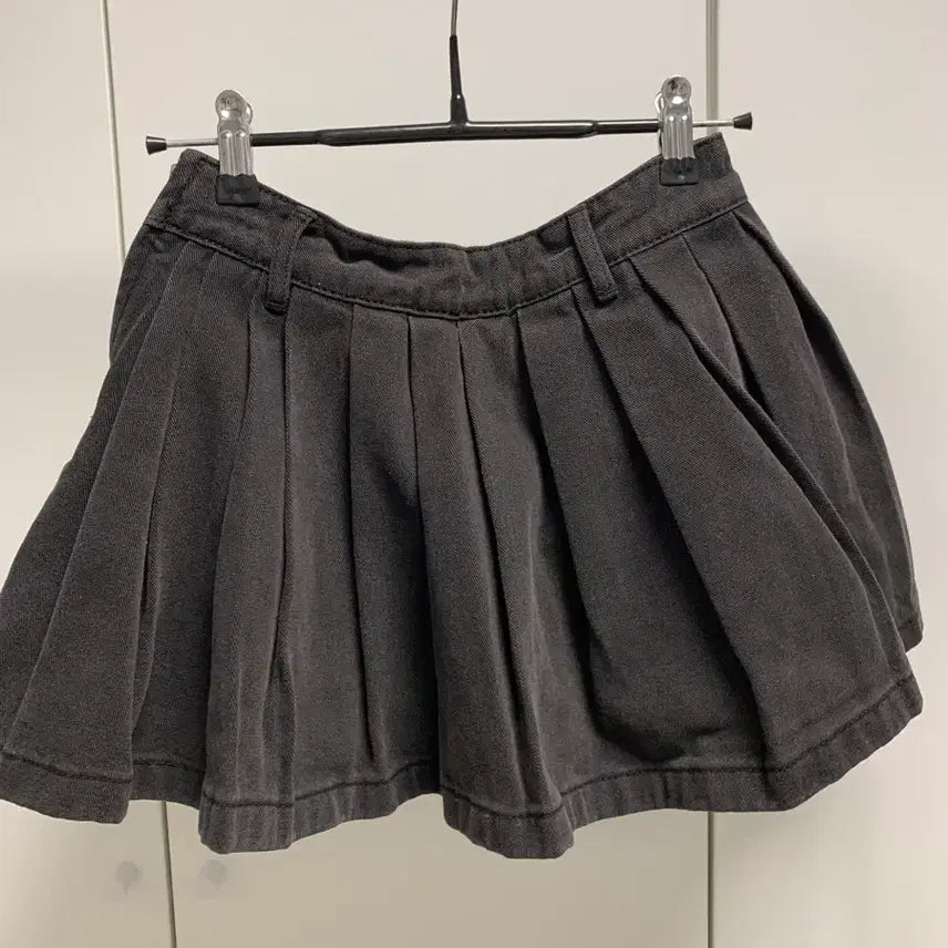 [BUNJANG] Black Denim Skirt Pants / 치마바지