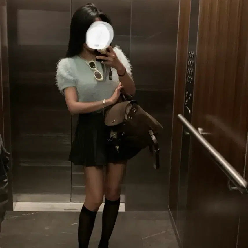 [BUNJANG] Black Denim Skirt Pants / 치마바지