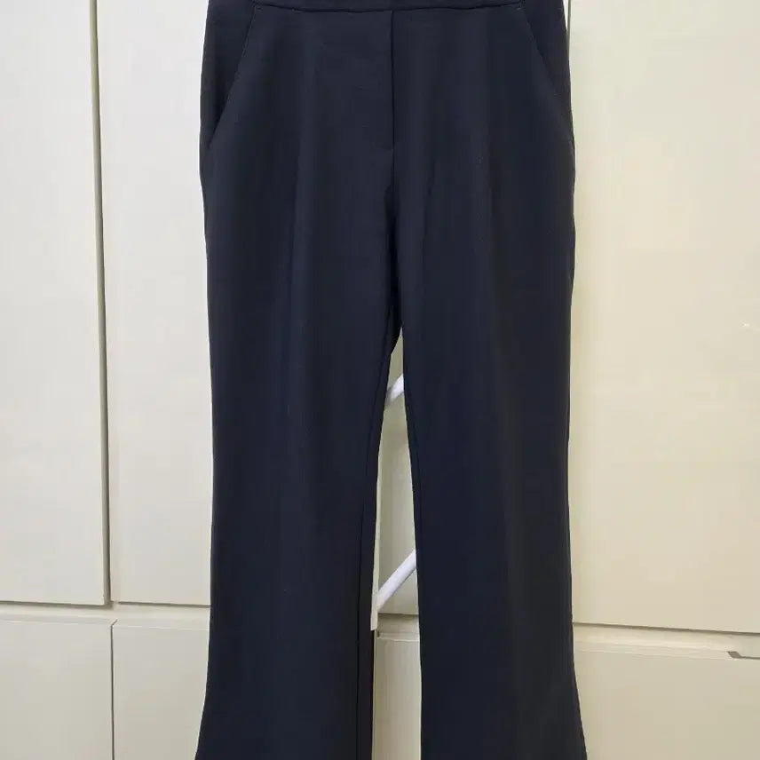 [BUNJANG] Black Bootcut Slacks / 블랙 부츠컷 슬랙스