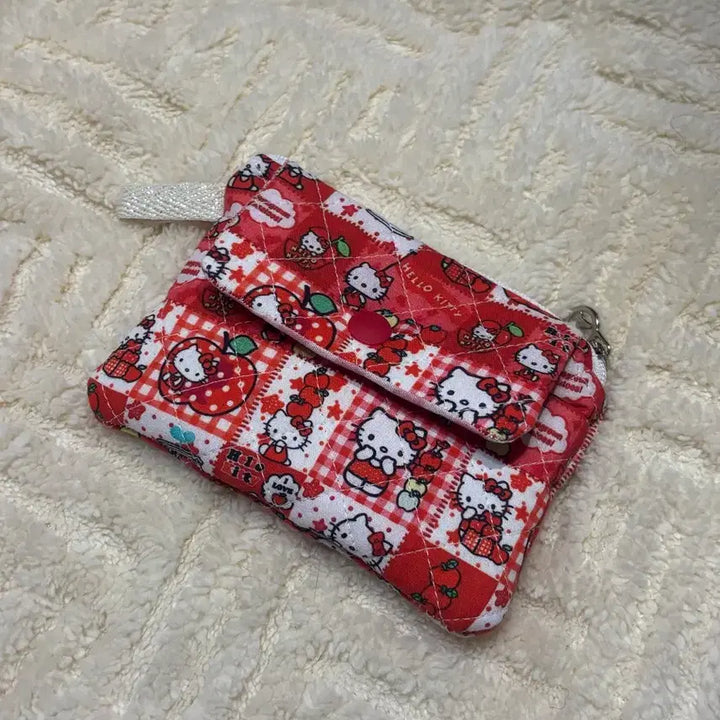 [BUNJANG] Hello Kitty Handmade Two-Way Pouch / 키티 핸드메이드 투웨이 지갑