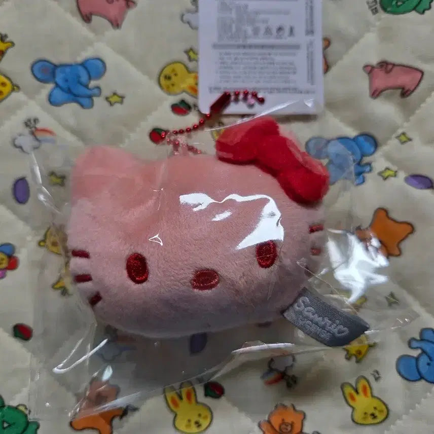 [BUNJANG] Red Kitty Face Bag Charm / 레드 키티 얼굴 가방고리