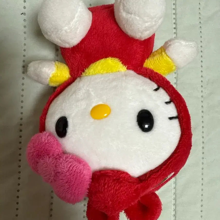 [BUNJANG] Hello Kitty x Roddy Red Kitty Doll Keychain / 고전키티 헬로키티 로디 콜라보 레드키티 인형키