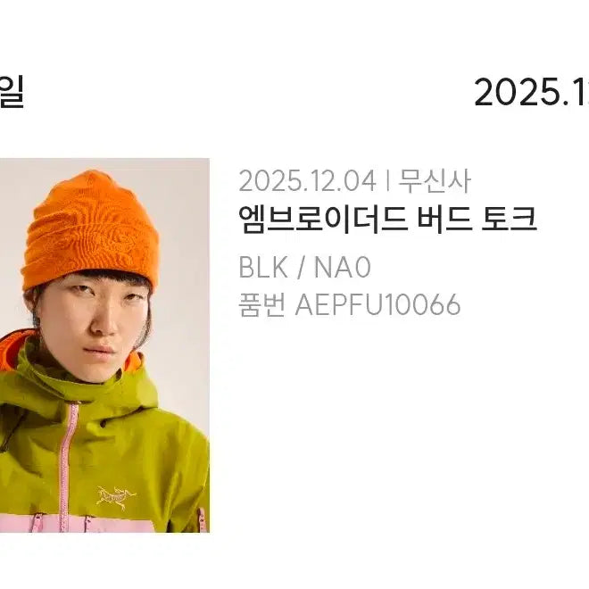 [SOLD OUT] 아크테릭스 비니 엠브로이더드 버드 토크