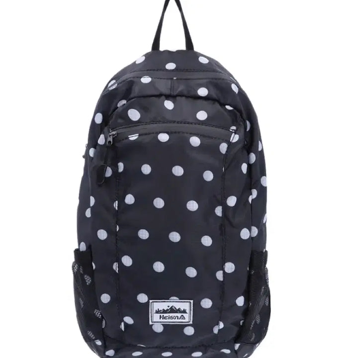[BUNJANG] Haisan Black Dot Backpack / 하이산 검정 도트 백팩