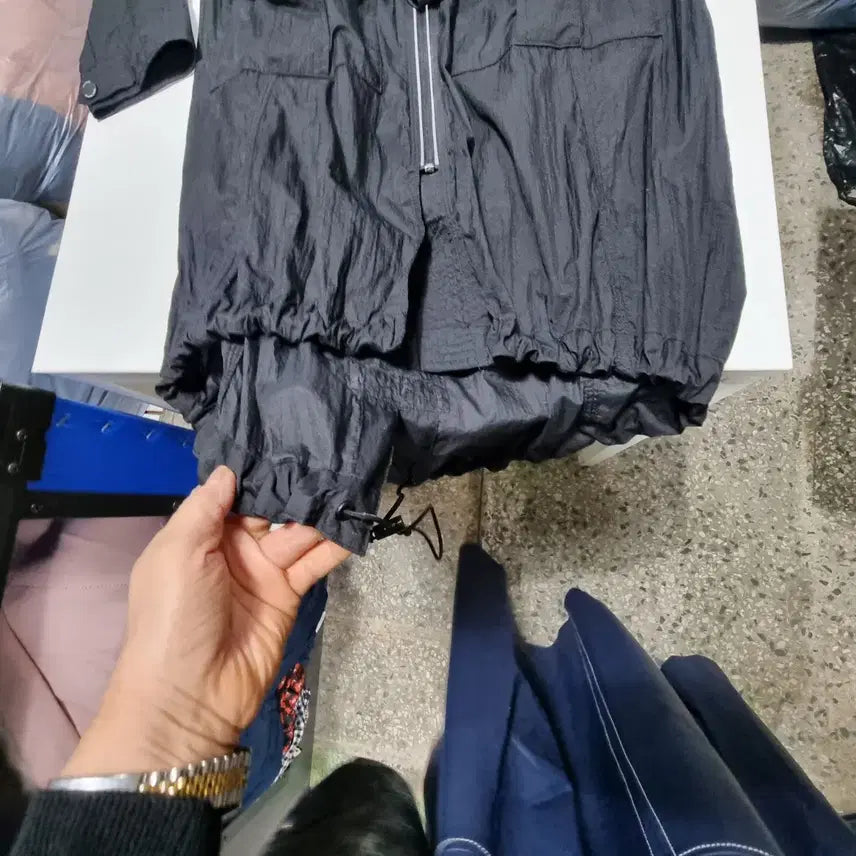 [BUNJANG] Michael Kors Long Windbreaker Jacket / 마이클 코어즈 롱 바람막이 점퍼