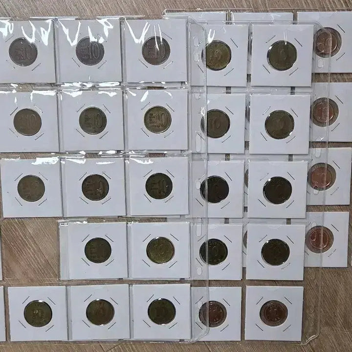 [BUNJANG] 10 Won Coin Album Storage Case / 10원 줄세우기 엘범보관 케이스 사용제