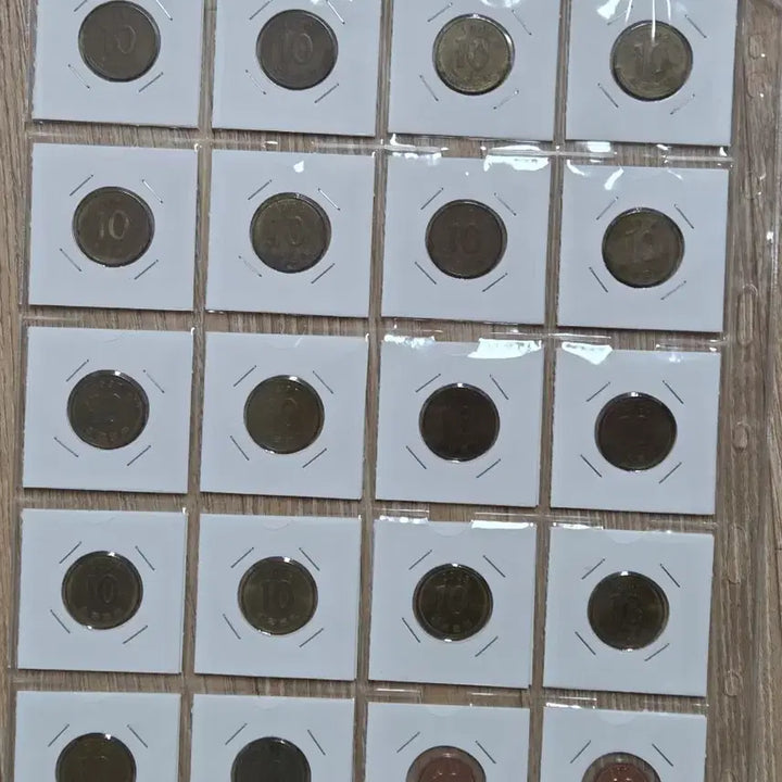 [BUNJANG] 10 Won Coin Album Storage Case / 10원 줄세우기 엘범보관 케이스 사용제