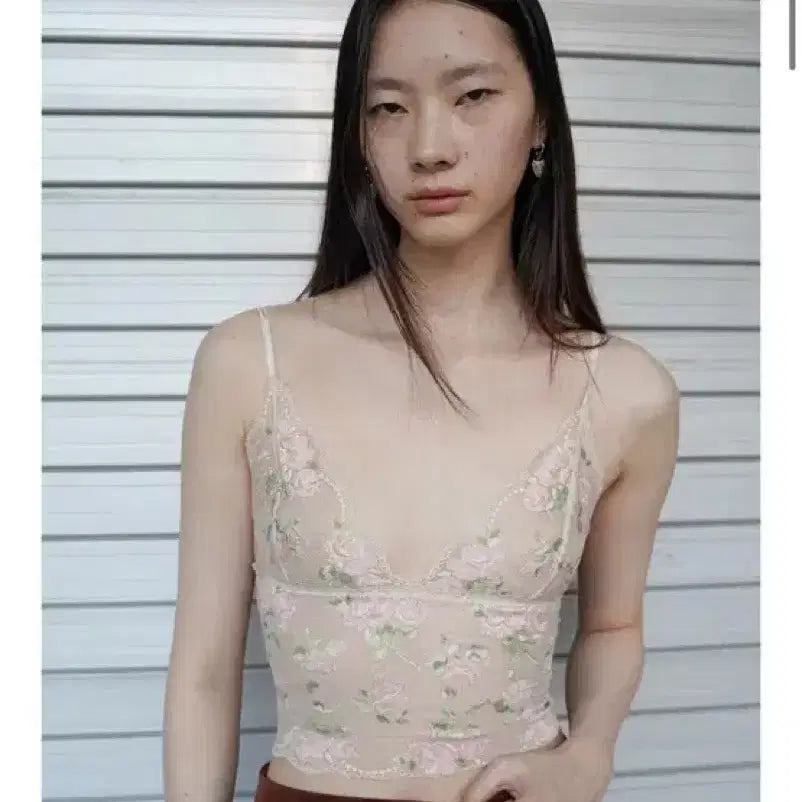 [BUNJANG] NUA NUA Rose Camisole Size 4 / 누아누 로즈 캐미솔 4사이즈