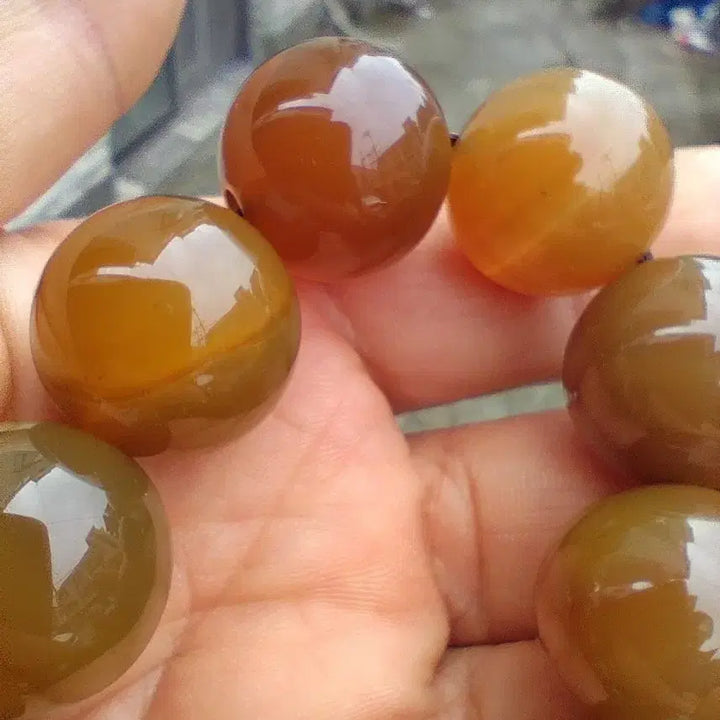 [BUNJANG] Natural Agate Bracelet / 고급원석 팔찌