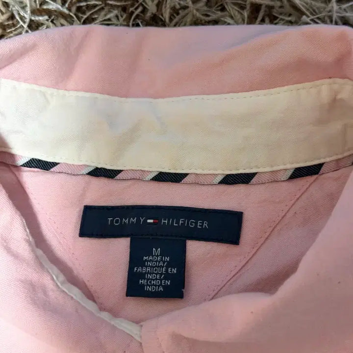[BUNJANG] Tommy Hilfiger Pink Shirt / 타미힐피거 핑크 셔츠 남방