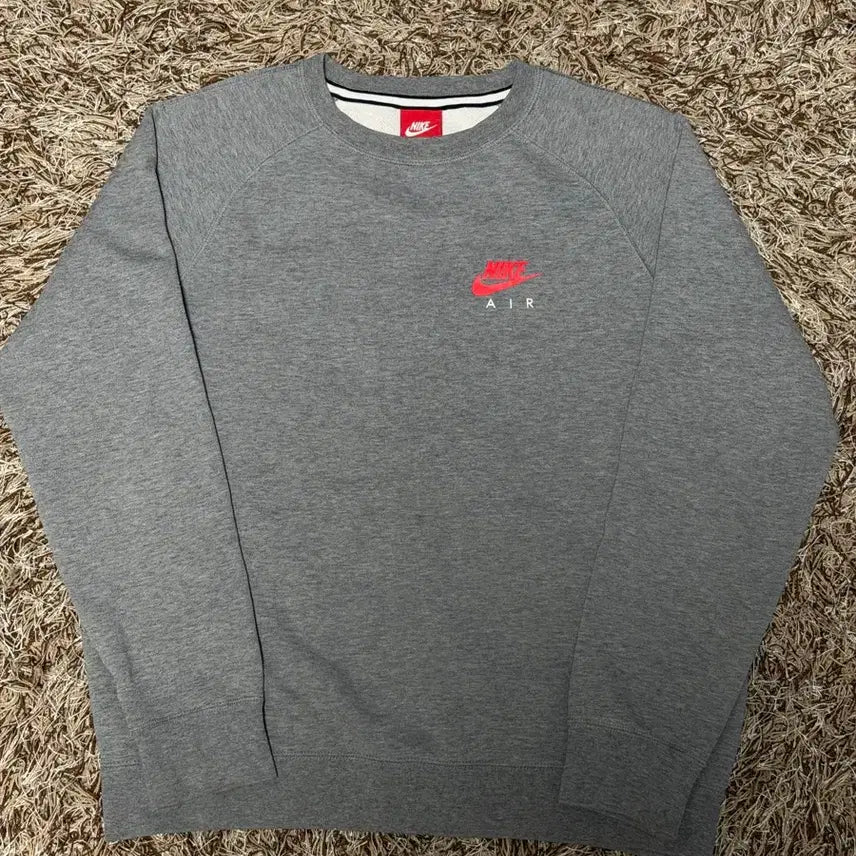 [BUNJANG] Nike Air Gray Sweatshirt / 나이키 에어 그레이 맨투맨 티셔츠