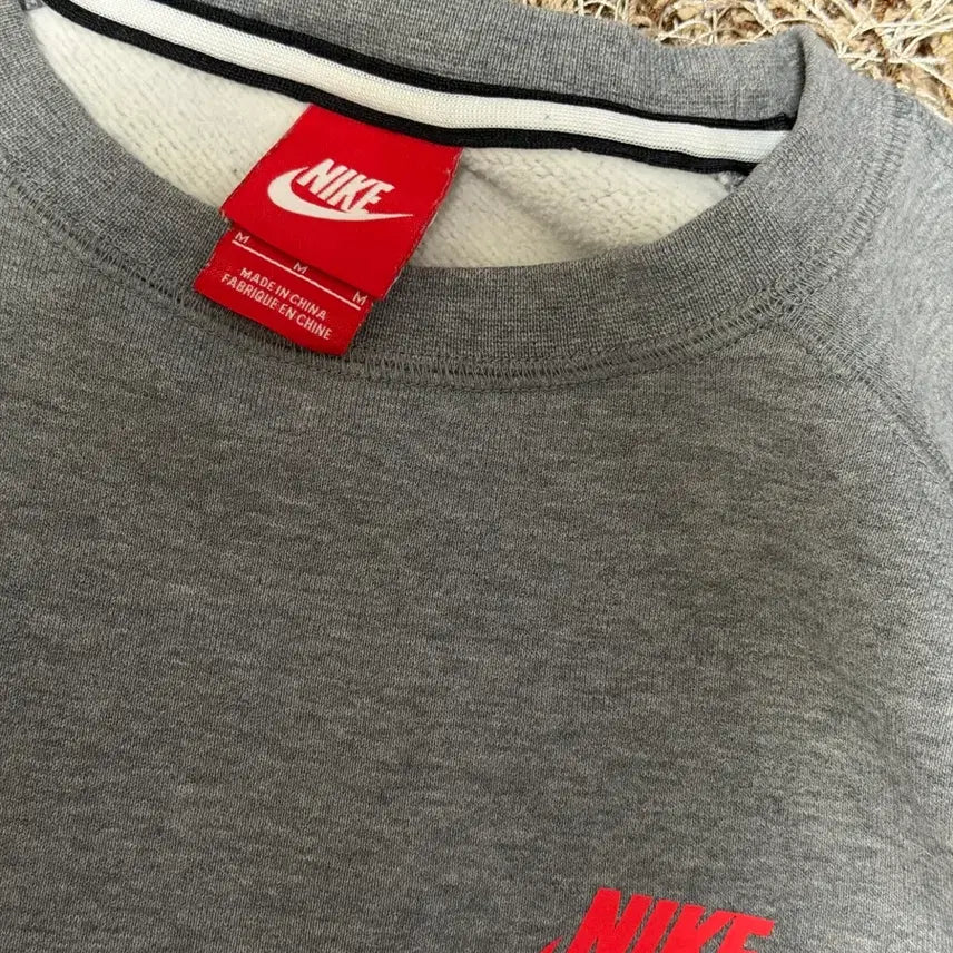 [BUNJANG] Nike Air Gray Sweatshirt / 나이키 에어 그레이 맨투맨 티셔츠