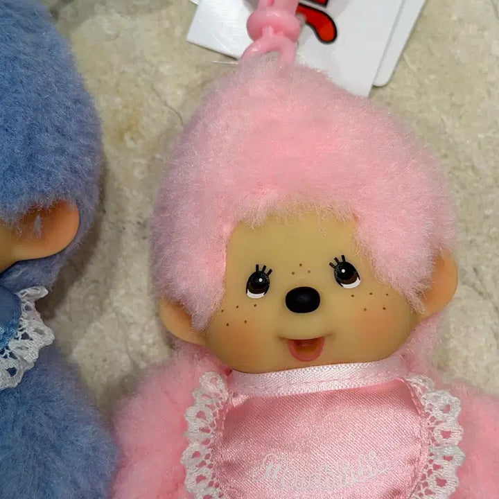 [BUNJANG] Monchhichi Lace Keyring Pink / 몬치치 레이스 키링 핑크